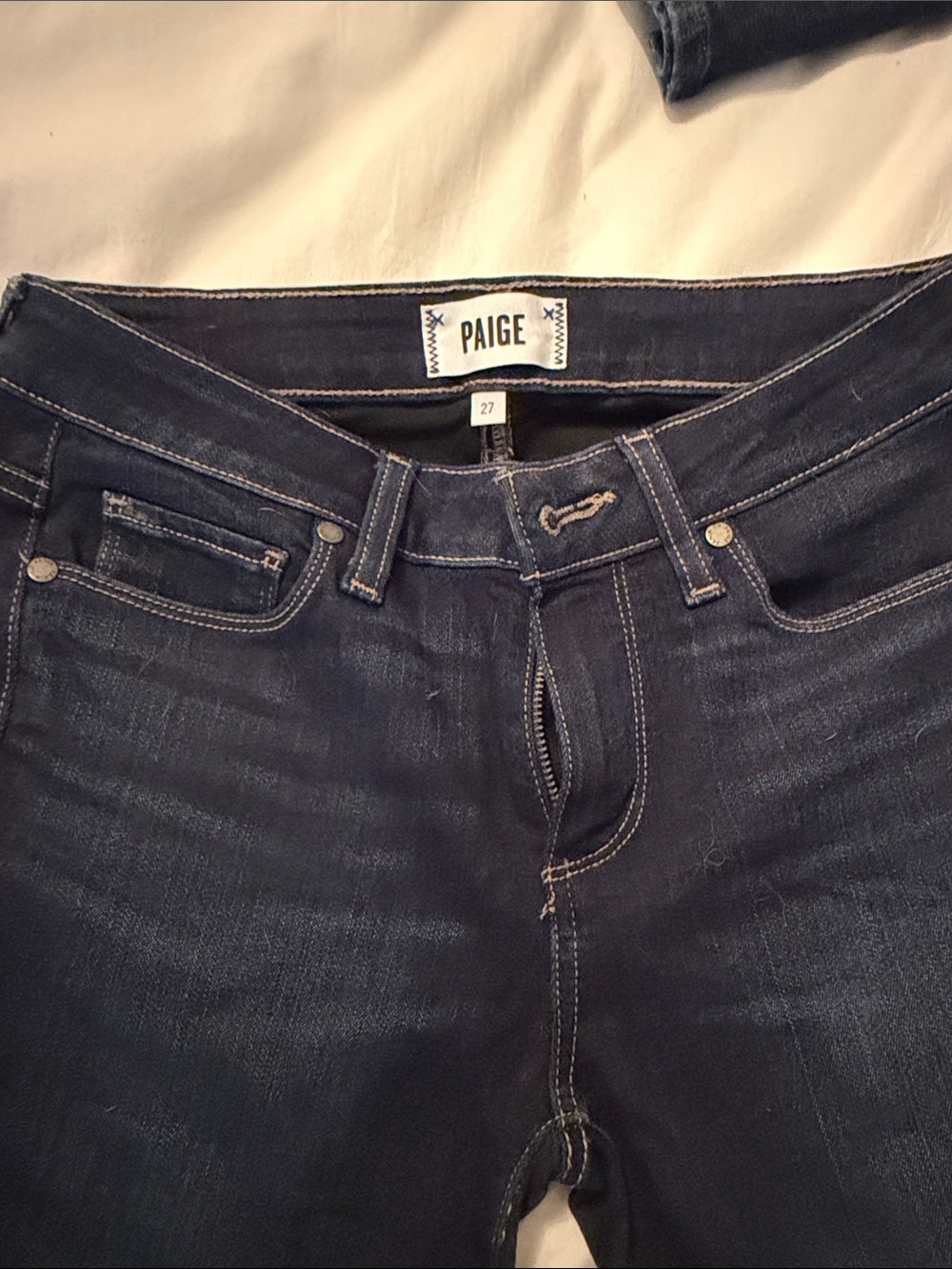 PAIGE women’s Indigo Skinny Stretch Jeans